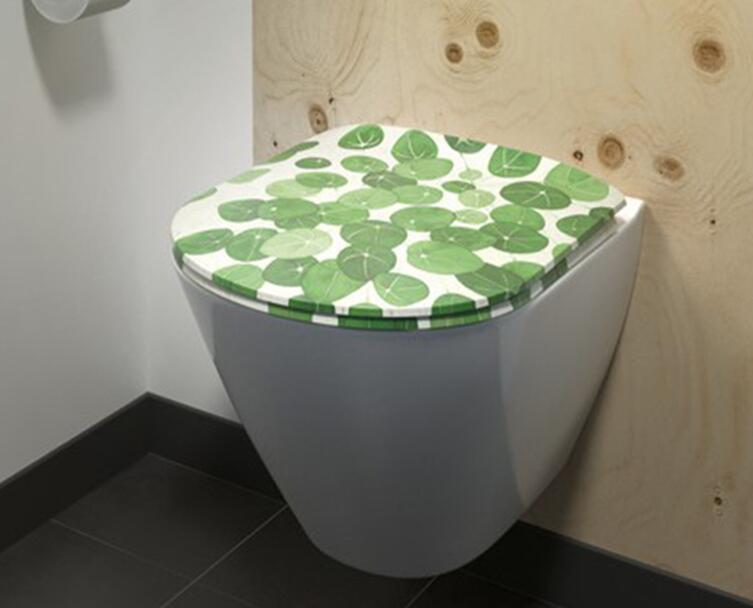 Lunette + Abattant WC Clipsable Vert Pomme - Fabrication Française