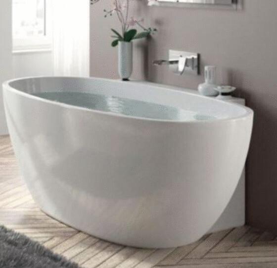 AGATA - Baignoire îlot Monobloc Ovale